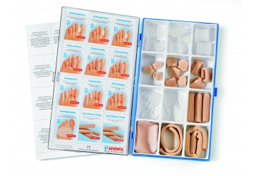 GEHWOL Assortment Box of Polymer Gel items 43pads Sorted