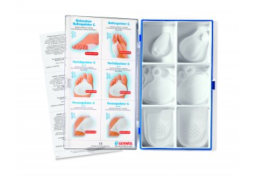 GEHWOL Assortment Box of Polymer Gel items 8pads Sorted